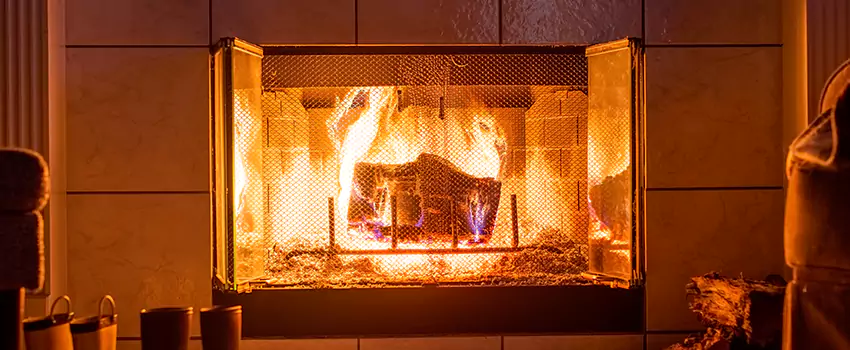 Mendota Hearth Landscape Fireplace Installation in Bella Vista, Arkansas