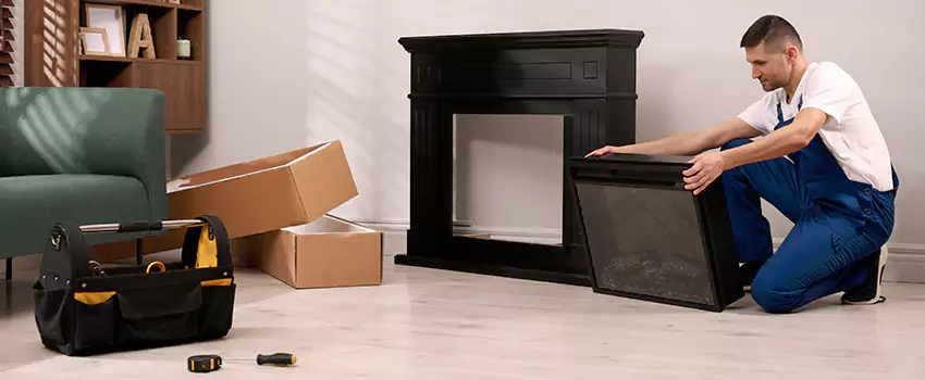 Old Rusted Metal Fireplace Repair And Replacement in Bella Vista, AR
